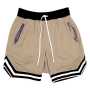 Men's plus basketball Running Cargo shorts with net Homme Streetwear Custom zip pockets Gym Sports Men's Elastic Waist Shorts