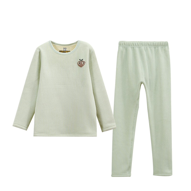 Autumn Teenage Pink Breathable Soft And Comfortable Long Sleeve Girl Cotton Kids Pajamas Sleepwear