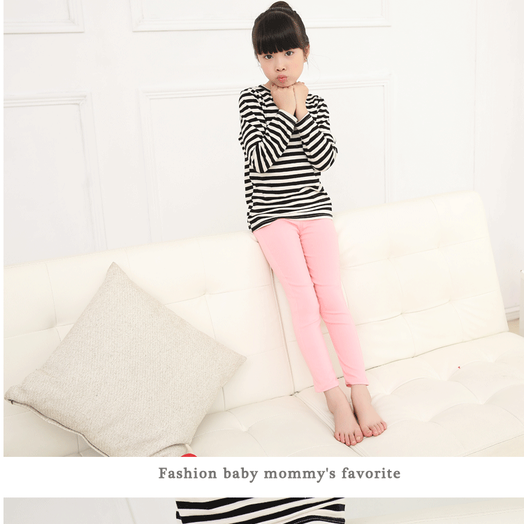 Winter Customized High Quality Non-fading Cute Girls Children's Leggings Children's Trousers