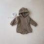 Conyson Wholesale High Quality New Autumn baby romper Solid Cotton Long Sleeve Infant Baby sweatshirt Romper