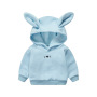 Conyson Unisex Hot Sale Baby Kids Boy Girl Pullover Cute Baby Sweatshirt Customize Rabbit Ear Outfit Toddler Baby Kids Hoodies