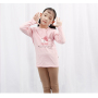 wholesale latest boutique cotton pink kids fashion pajamas christmas pajamas for kids