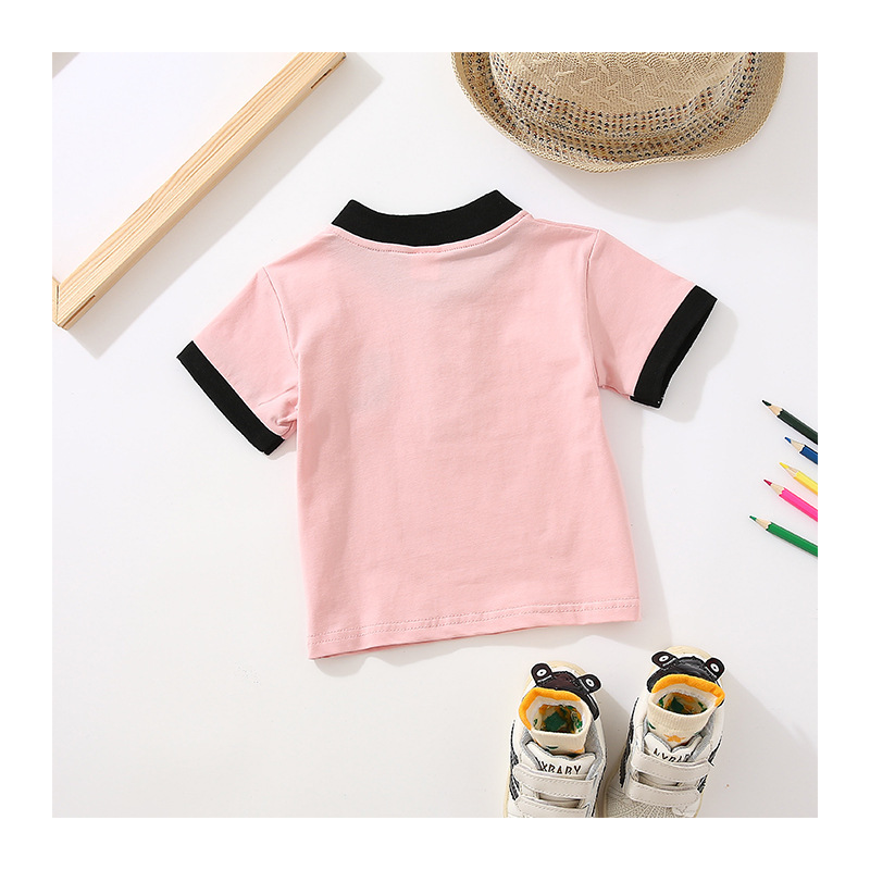 Conyson Hot Sale Polo Fashion Summer Children's 2 Pieces Sets Different Design T-shirt And Short Pants Baby Boy Sets