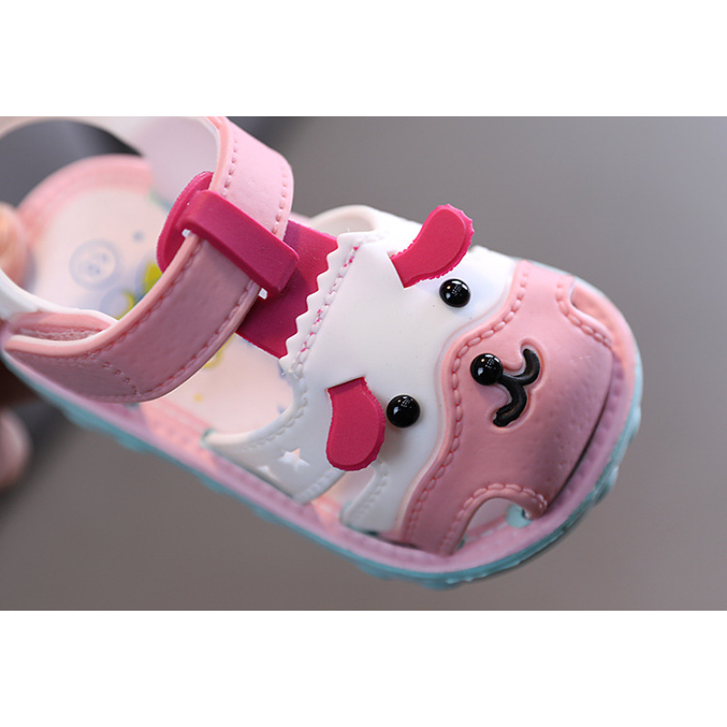 Conyson rts hot sale 1-3years summer baby soft shoes Korean fashion design toddler child Non-slip kids boy girl walking sandals