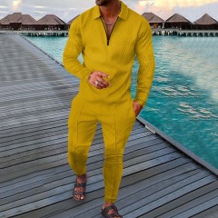 Private Label Bulk Spring 2023 Designer Custom Logo Long Sleeve Street Jogger Sets Men Cufflinks Tracksuit Two Pieces Men Set