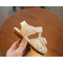 Conyson Summer New Baby Children Princess Soft Leather with Bow Prewalker Fashion Kids Trendy Rolling Casual Kids Girls Sandals