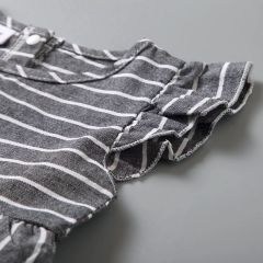 Conyson Wholesale Spring Summer Knitting Polyester Parent Child Clothing High Quality Organic Family Matching White Clothes