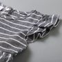 Conyson Wholesale Spring Summer Knitting Polyester Parent Child Clothing High Quality Organic Family Matching White Clothes
