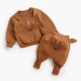 Conyson hot sale fall children korean designer animal baby kids fashion boutique winter clothing boy girls cotton clothes sets