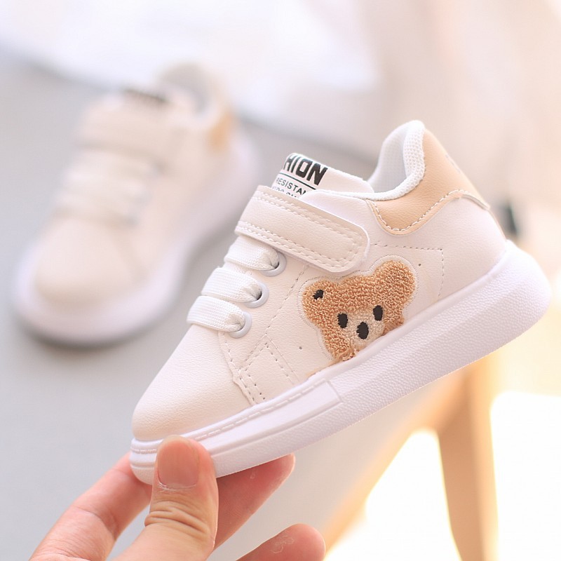 Conyson High Quality Autumn New Fashion Trendy Bear Baby Kids Gym Unisex Sneakers Sport Shoes Girls And Boys Casual Kids Shoes