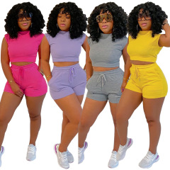 2023 Массовый Новый Дизайн Летние Твердые Шорты Пользовательский ЛОГОТИП Две Части Спортивная Одежда Бесшовные Без Рукавов Уютные Бегуны Женщины Соответствующие Сексуальные Комплекты 2023 Массовый Новый Дизайн Летние Твердые Шорты Пользовательский ЛОГОТИП Две Части Спортивная Одежда Бесшовные Без Рукавов Уютные Бегуны Женщины Соответствующие Сексуальные Комплекты
