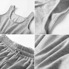 Wholesale 2023 Summer New Summer Clothes 2023 Fitness Activewear Slip Cozy Jogger WomenTwo Pieces Suit Seamless Women Set
