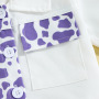 Conyson Summer Fashion Kids Girls Clothes Sets Crown Leopard Printed Single Breasted Shirts Tops+A-Line Skirts Children Suits