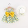 New Summer Conyson wholesale korean baby girls holiday flower dresses baby boutique