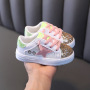 Conyson autumn hot fashion wholesale designer Sequin star for boys and girls toddler breathable canvas light baby shoes