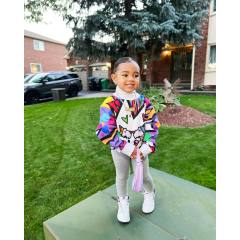 Conyson Spring Girl European Style T-shirt Long Sleeve Fashion Casual Children's Printed 1-7 Years Baby Girl Kids Clothing Shirt