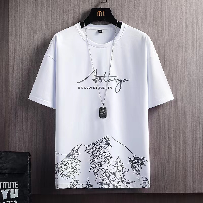 Conyson 2023 New Style Wholesale Men's Sportswear Stylish Vintage Short Sleeve 5xlt Tall And Big Mens Clothing Set