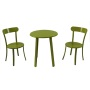 Yoho Outdoor Natural Colorful Bar Table Bar Chair Iron Garden Furniture Bistro Set