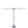 Modern patio banana umbrella outdoor steel hanging parasol