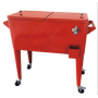 YOHO Hot Sale Metal Camping/Party cooler cart Beverage /beer/wine/drink cooler Ice Bucket with storage lid