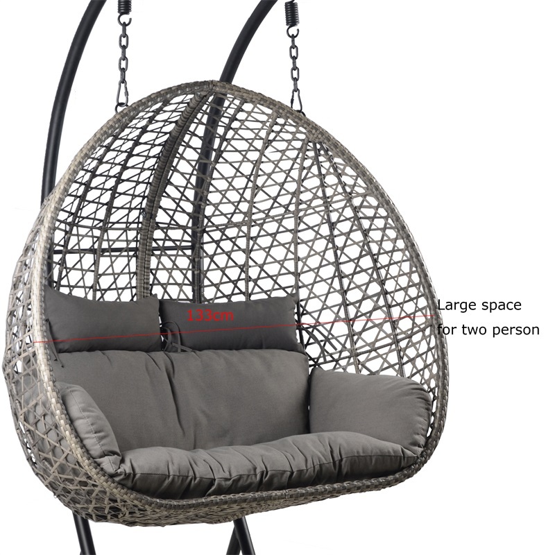 Yoho  Outdoor  hanging egg chair best seller egg chair swing double zero gravity chair
