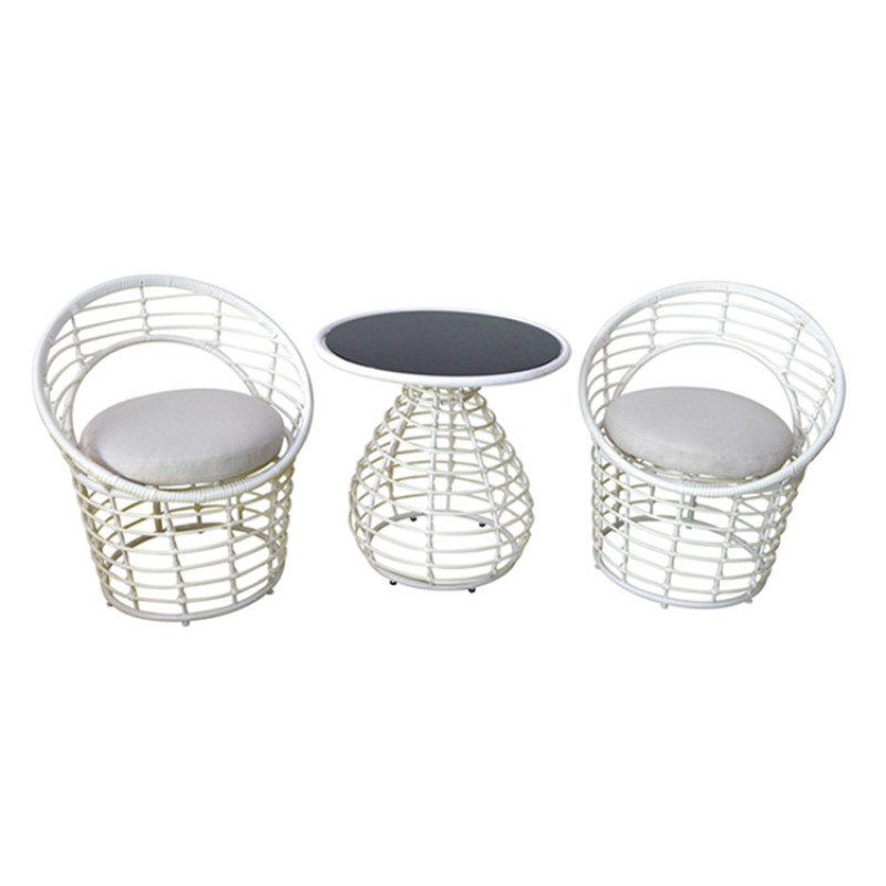 Outdoor Leisure Furniture Patio Sets Bistro Set Balcony Garden Chair Rattan Wicker Chair And Table