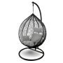 Outdoor Patio Hanging Swing Egg Char With Stand Rattan Egg Chair