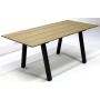 Cheap Square Plastic  Wood Dining Table Garden Folding Table Dining Tables From China
