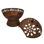 Ball Fire Pit Outdoor Round Charcoal Wood Fuel Steel Material Fire Pit