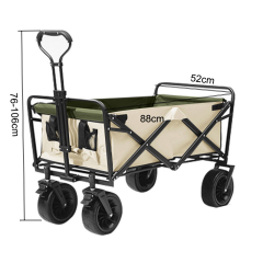 Outdoor picnic folding carry trolley camping foldable wagon camping cart folding garden beach trolley cart