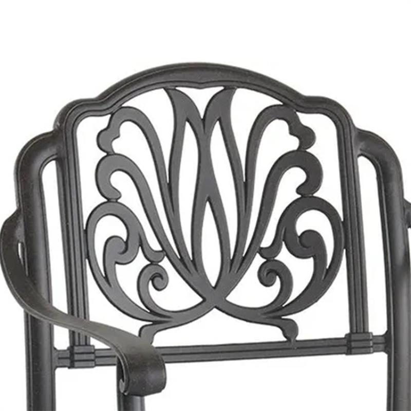 Classical Cast Aluminum Chair Outdoor Dining  Garden Die Casting Aluminum Dining Chair