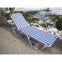 YOHO Hot sale Outdoor Leisure Stackable sunbed Folding Metal Aluminium Sun Loungers For Swimming Pool