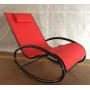 Outdoor Patio Garden beach  Metal Chaise rocking zero gravity recliner chair