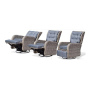 Outdoor patio garden rattan swivel adjustable chair