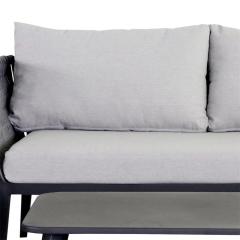 Yoho Wicker Rattan Set KD Backyard Outdoor Aluminum Patio Furniture Garden Sofa Set Furniture
