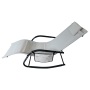 Garden Patio Zero Gravity Sun Relax Iron Rocking Lounger Best Sell Outdoor Outdoor Furniture Aluminum Sun Lounger Spring Chair