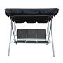 Great Quality Garden Patio Swing With Canopy Large Porch Swing Chair Metal