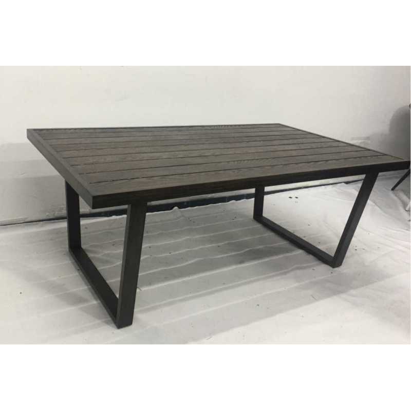 Outdoor Patio Wood Dining Table Outdoor Small  Square Coffee Garden Table