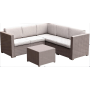 Garden plastic rattan sofa set 6 pieces sectional sofa living room furniture/outdoor furniture simgle sofa outdoor