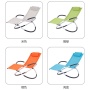 Outdoor aluminum orbital foldable lounger beach chairs with pillow recliner zero gravity KD rocking lounger rocking chair