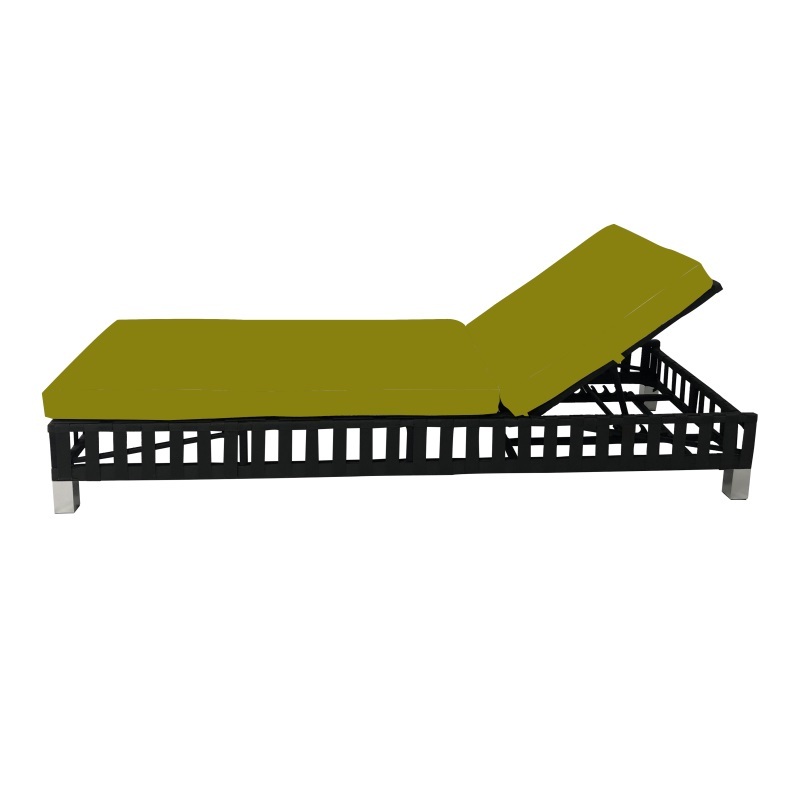 Yoho hot sale aluminium sun loungers resin sun lounger cheap outdoor patio daybed
