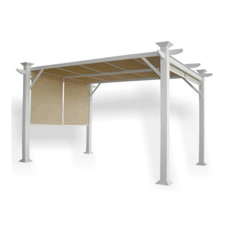 Movable outdoor garden patio aluminum sun shade gazebo garden roof pergola aluminium outdoor gazebo tent