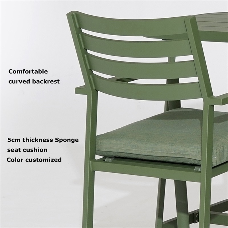 Yoho outdoor modern dining table set dinner sets dining chairs set of tables and chairs