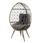Yoho Wholesale Hot sale High Quality Rattan swing chair Outdoor Garden Patio Bedroom hanging egg chair swing with stand
