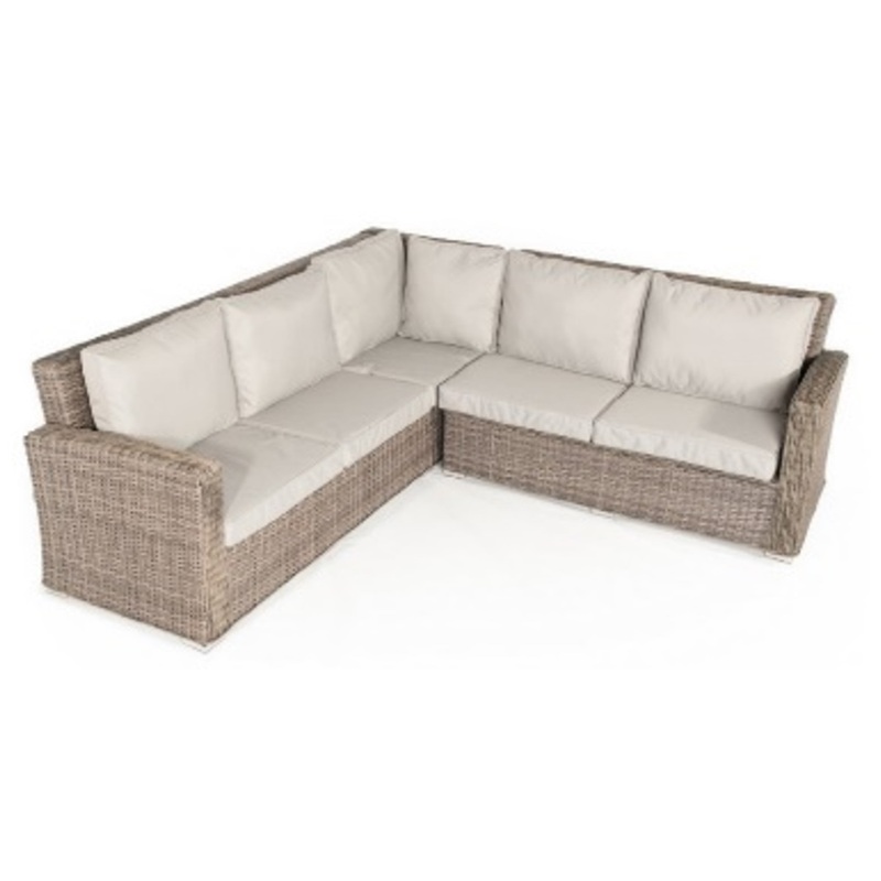 Modern Rattan outdoor sofa garden furniture set semi circle garden sofa rattan outdoor aluminium furniture sets
