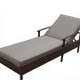 Outdoor Wicker Swimming Pool Sunbed Beach Sun Chaise Lounger For Garden And Pool