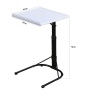 Yoho Plastic Folding Adjustable Office Computer Table Acrylic Stand Outdoor Table With Slot