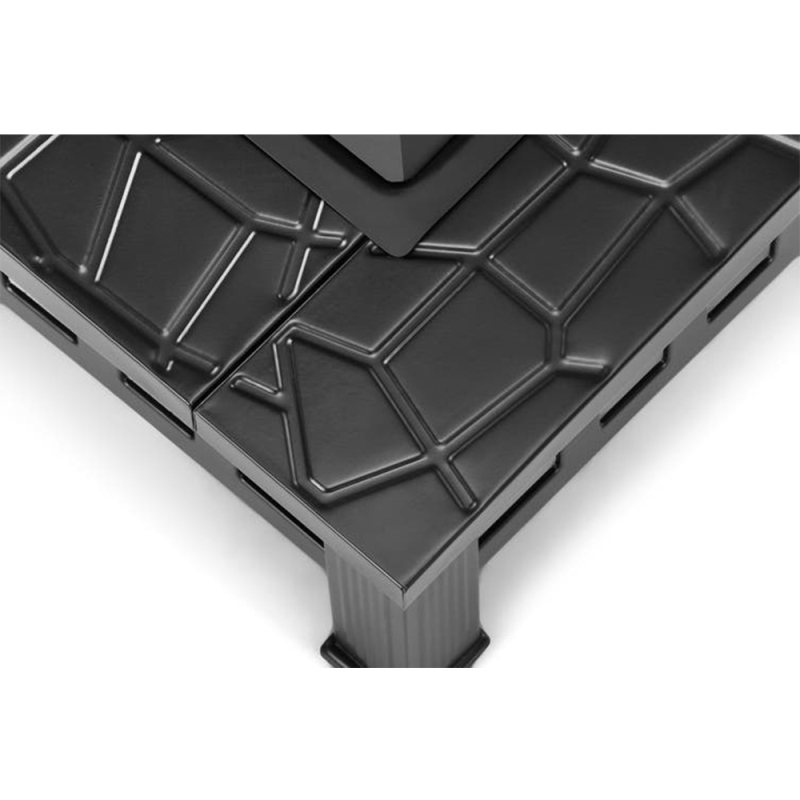 Wood Burning Metal Square Fire Pit Log Store Fire Pit Table Cover Top BBQ Grill for Backyard Camping Picnic