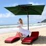 Outdoor Wicker Swimming Pool Sunbed Beach Sun Chaise Lounger For Garden And Pool