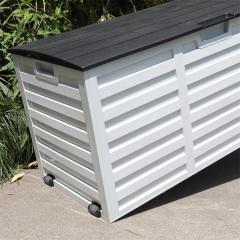 Outdoor garden patio  metal UV protected and Lockable lid KD storage box